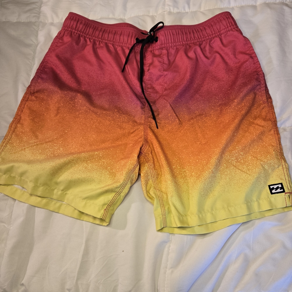 Billabong Men's Sunset Gradient Board Shorts 32 Waist 6 Inch Inseam